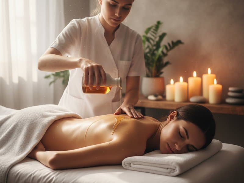 Massage Huile Relaxant 60min - CHF 100